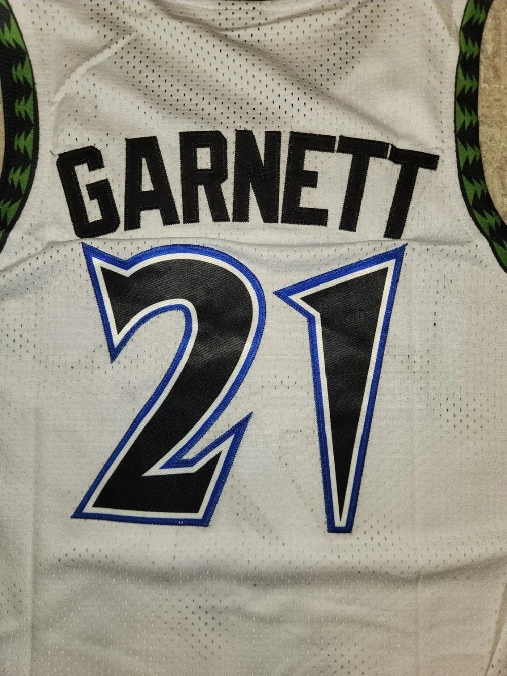 Vtg Kevin Garnett Minnesota Timberwolves Nike Team Apparel Jersey Men's Medium
